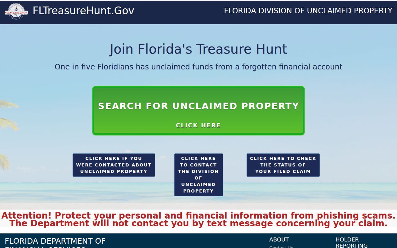 Broward County residents directory Florida unclaimed property search